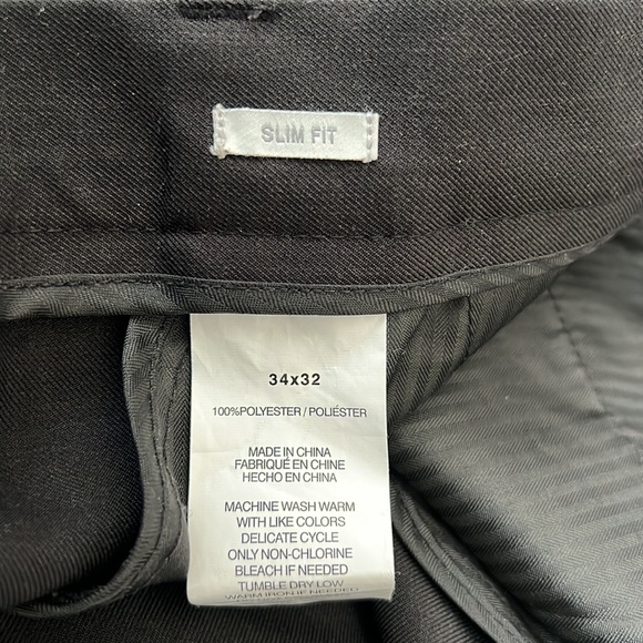 Perry Ellis Portfolio| Size 34W x 32L | 100% Polyester | Dress pants| Never Worn - Picture 12 of 13